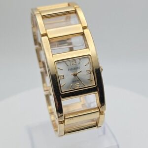 Vintage PASSAGES Ladies Watch Gold Plated Bracelet New Battery 7" FREE $HIPPING!